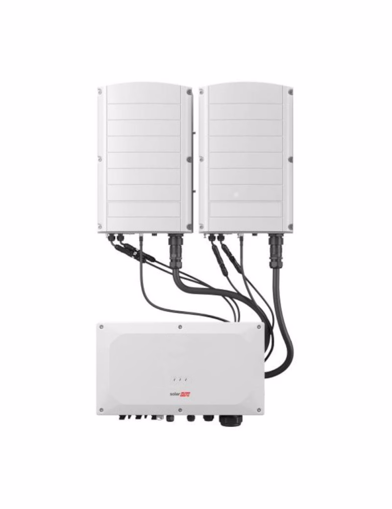 Inverters SOLAR EDGE SE66.6K - RW00IBNM4 + 2 palīgiekārtas SESUK-RW00INNN4